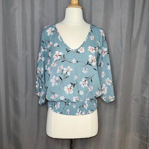 SIENNA SKY FLORAL BLOUSE